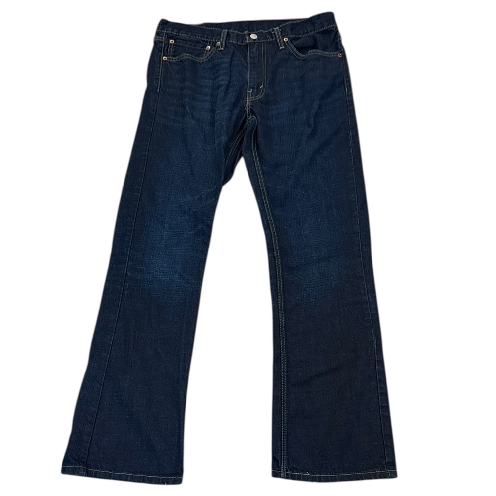 Levi’s 527 Slim Bootcut Jeans Dark Blue Wash Men’s 34x32 Red Tab Classic Fit